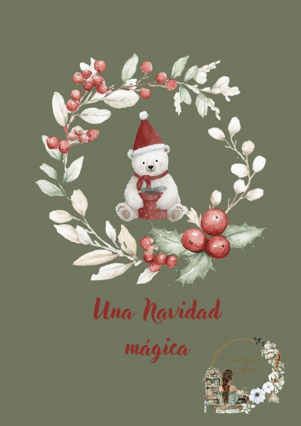 Una navidad magica impresion + archivo digital