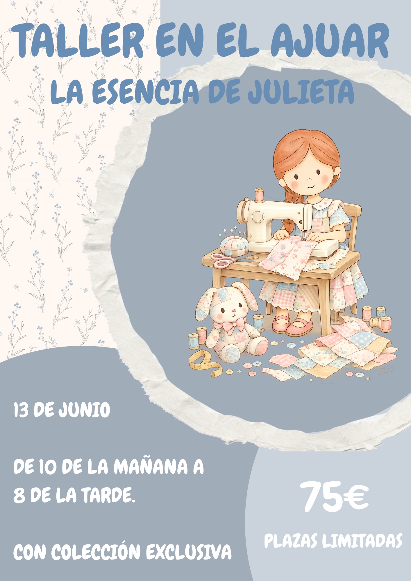 Taller presencial 13 de junio La esencia de Julieta