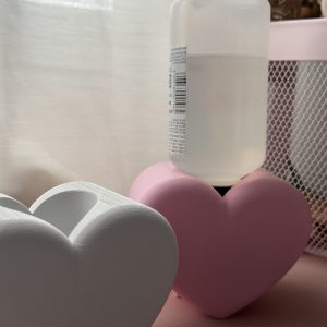 Soporte pegamento corazón personalizable